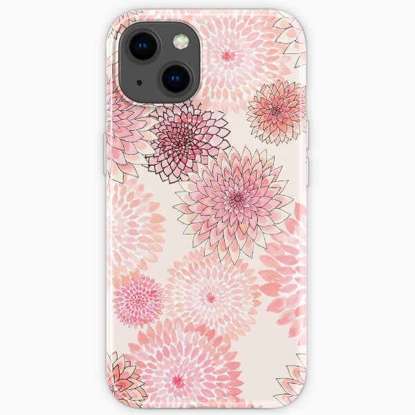 Dahlias delight iPhone Soft Case