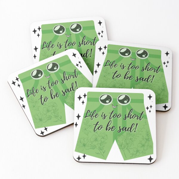 Item preview, Cute Billie Eilish Inspired Quote Shorts Green Pleading designed and sold by ICRainbowMoons.