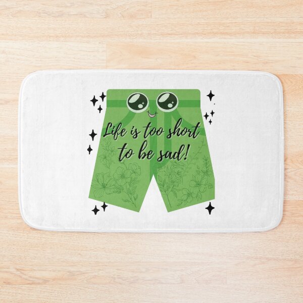 Item preview, Cute Billie Eilish Inspired Quote Shorts Green Pleading designed and sold by ICRainbowMoons.