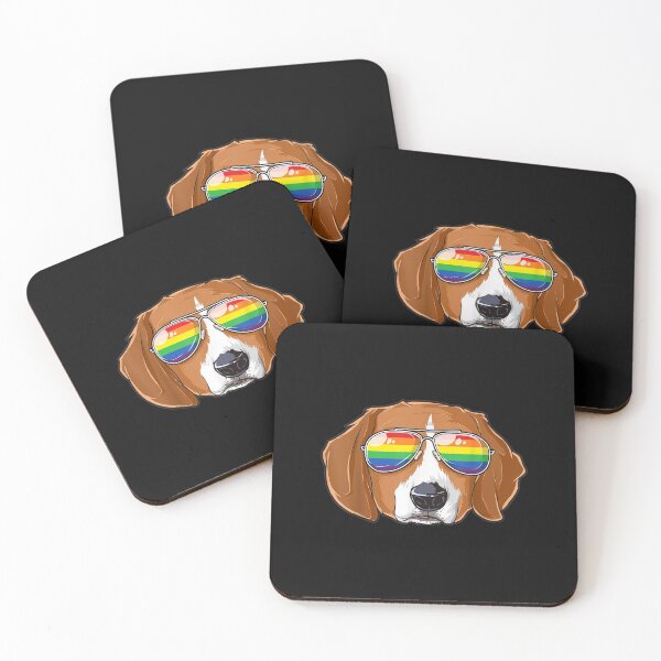 Item preview, Beagle Gay Pride Sunglasses Funny designed and sold by OwenKennedy.