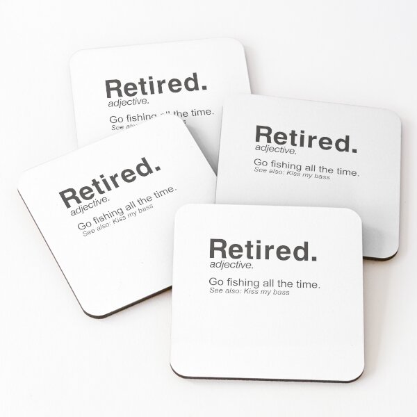 Item preview, Retired Definition Fishing Retirement Plan - T-Shirt - black designed and sold by Gerdek.