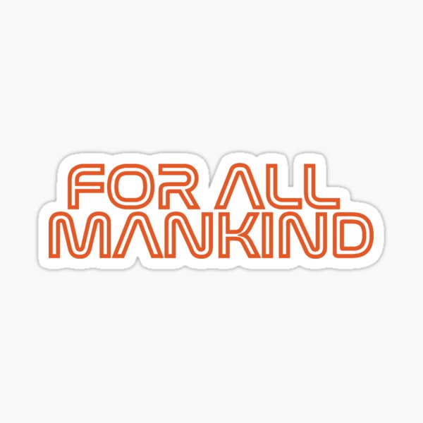 For all mankind Apple Original Series Sticker