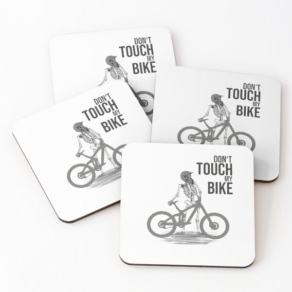 Item preview, Dont't Touch My Bike - MTB - T-Shirt - black designed and sold by Gerdek.