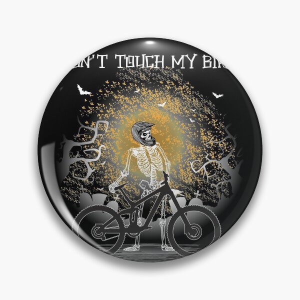 Item preview, Dont't Touch My Bike - MTB Halloween - T-Shirt - black designed and sold by Gerdek.