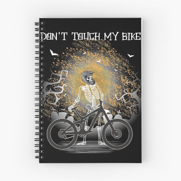 Item preview, Dont't Touch My Bike - MTB Halloween - T-Shirt - black designed and sold by Gerdek.