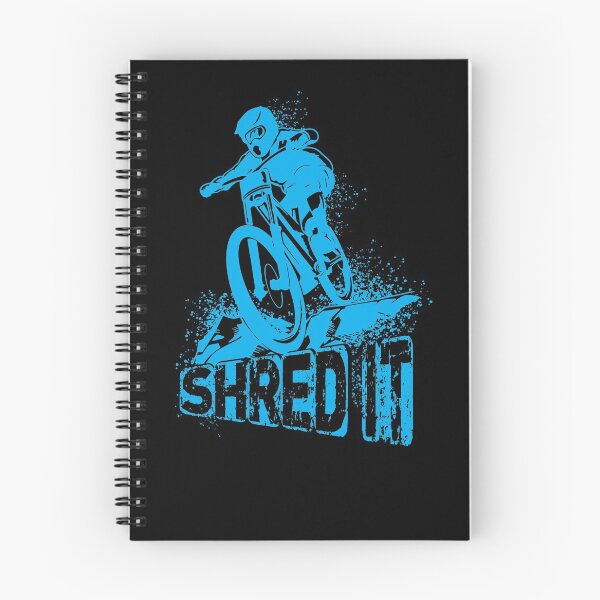 Item preview, Shred It - Enduro - Downhill - Mountain Bike - T-Shirt - blue designed and sold by Gerdek.