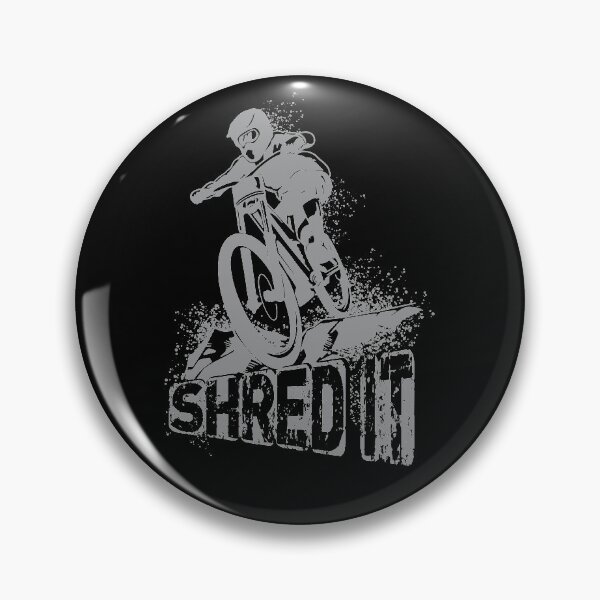 Item preview, Shred It - Enduro - Downhill - Mountain Bike - T-Shirt - gray designed and sold by Gerdek.