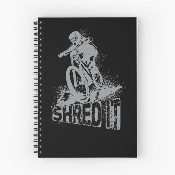 Item preview, Shred It - Enduro - Downhill - Mountain Bike - T-Shirt - gray designed and sold by Gerdek.