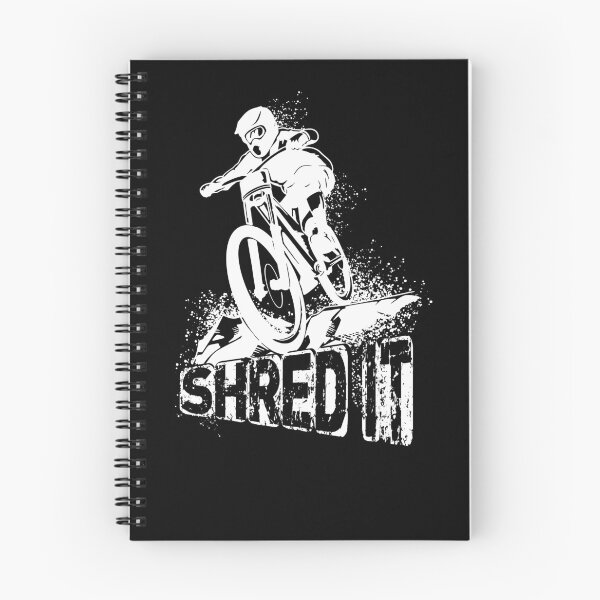 Item preview, Shred It - Enduro - Downhill - Mountain Bike - T-Shirt - white designed and sold by Gerdek.