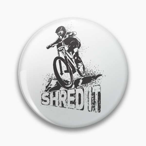 Item preview, Shred It - Enduro - Downhill - Mountain Bike - T-Shirt - black designed and sold by Gerdek.