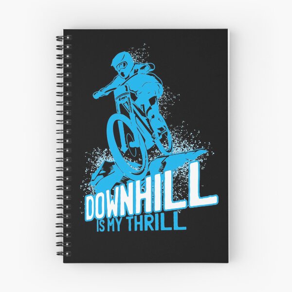 Item preview, Downhill Is My Thrill - Mountain Bike - T-Shirt - blue designed and sold by Gerdek.