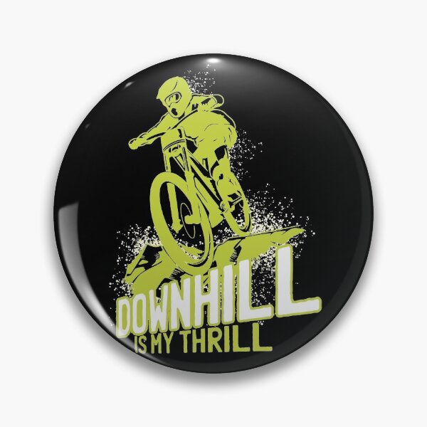 Item preview, Downhill Is My Thrill - Mountain Bike - T-Shirt - green designed and sold by Gerdek.