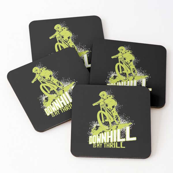 Item preview, Downhill Is My Thrill - Mountain Bike - T-Shirt - green designed and sold by Gerdek.