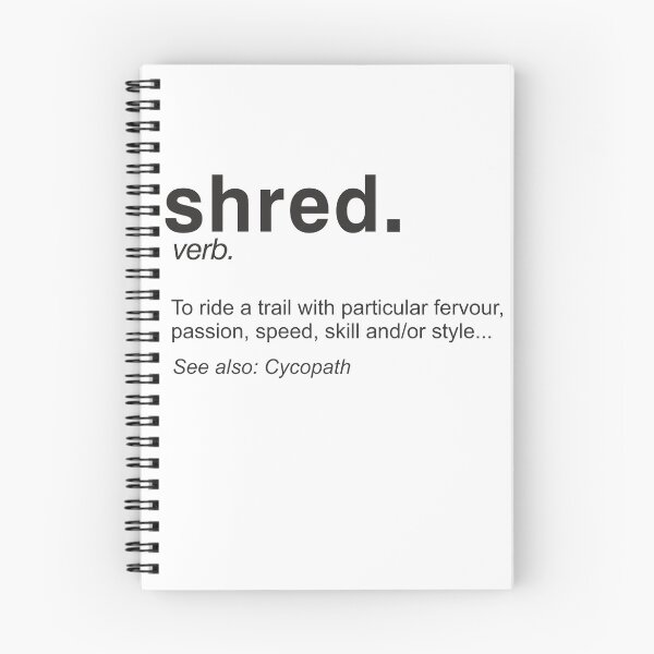 Item preview, Shred It Definition - Enduro - Downhill - Mountain Bike - T-Shirt - black designed and sold by Gerdek.