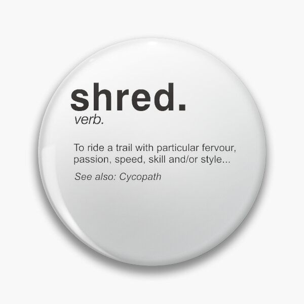 Item preview, Shred It Definition - Enduro - Downhill - Mountain Bike - T-Shirt - black designed and sold by Gerdek.