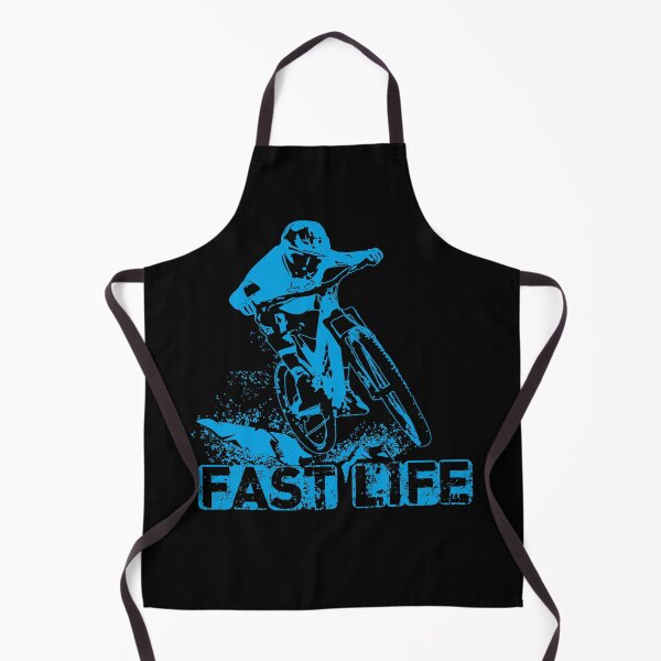 Item preview, Fast Life - Enduro - Downhill - Mountain Bike - T-Shirt - blue designed and sold by Gerdek.