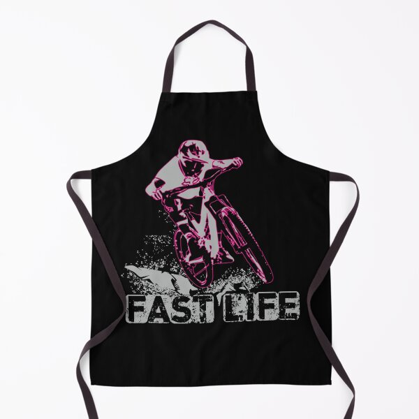 Item preview, Fast Life - Enduro - Downhill - Mountain Bike - T-Shirt - gray pink designed and sold by Gerdek.