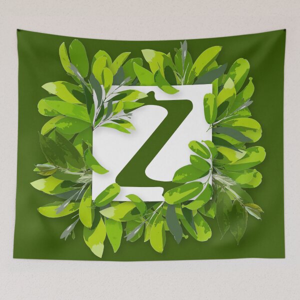 Item preview, Monogram Z Foliage Frame | Wedding Letters | Floral Letter designed and sold by VinBasis.