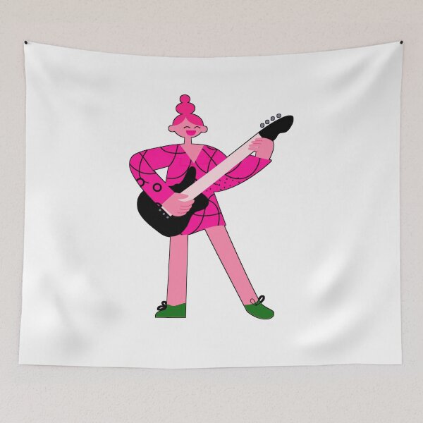 Item preview, Funny Guitarist-Paradise Pd Funny designed and sold by sasijaya.