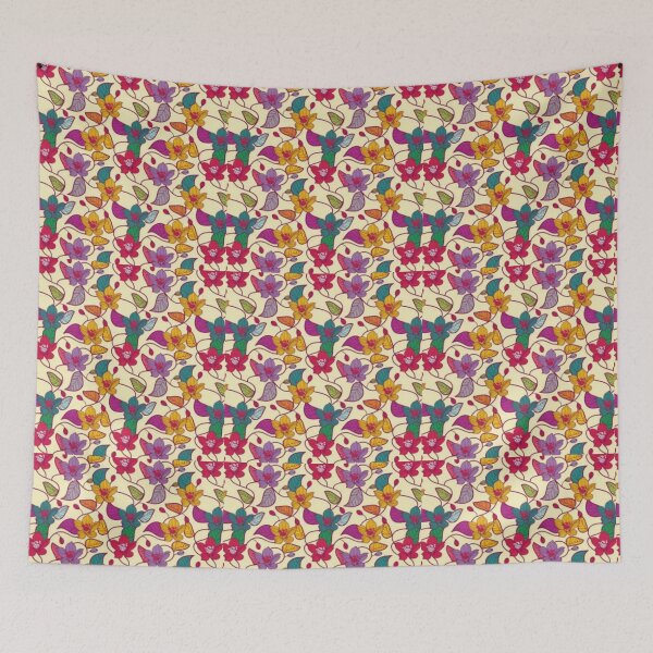 Item preview, Autumnal floral pattern ,Classic botanical.  designed and sold by Shivyano1.
