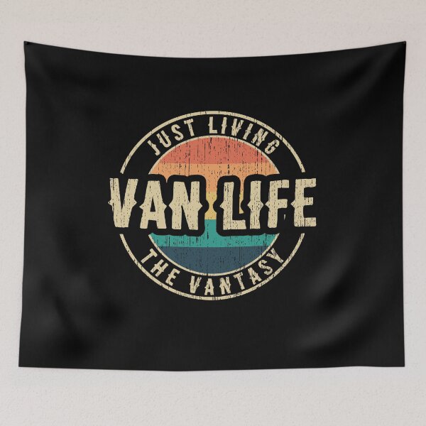 Item preview, Vintage Van Life Just Living The Vantasy Grunge Distressed designed and sold by csaron92.
