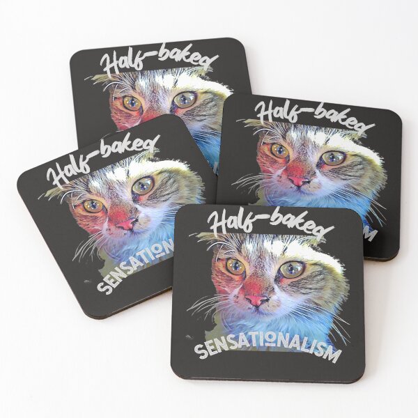 Item preview, Half-baked Sensationalism (cute kitty) designed and sold by HamiltonmagicTs.