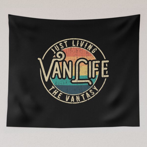 Item preview, Vintage Van Life Just Living The Vantasy Grunge Distressed designed and sold by csaron92.