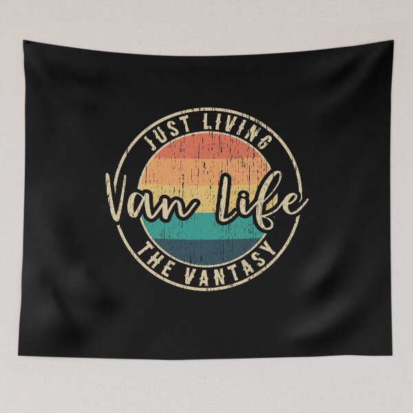 Item preview, Vintage Van Life Just Living The Vantasy Grunge Distressed designed and sold by csaron92.