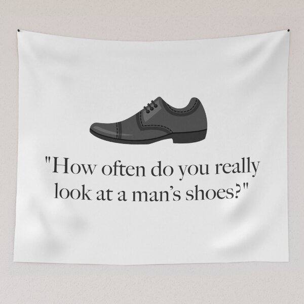 Item preview, How often do you really look at a man’s shoes? designed and sold by KittyCat08.