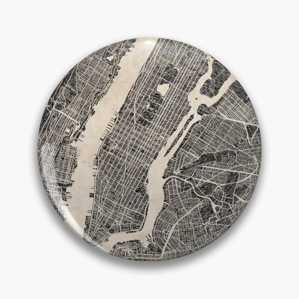 Artikelvorschau, New York map NY Ink lines entworfen und verkauft von InkMaps.