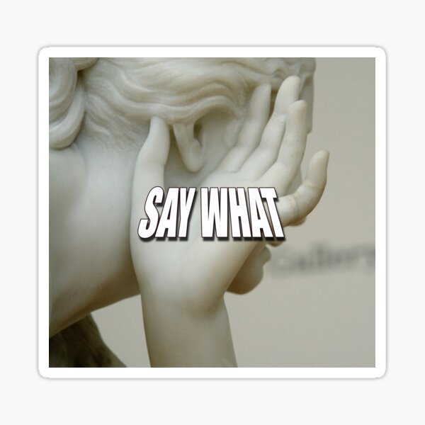 Item preview, SAY WHAT designed and sold by RyanPatric.