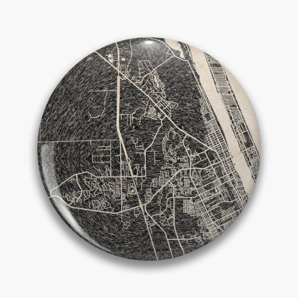 Item preview, ORMOND BEACH map Florida Ink lines designed and sold by InkMaps.