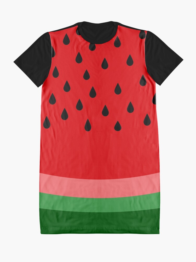 Thumbnail 3 of 5, Graphic T-Shirt Dress, Watermelon Sugar designed and sold by ValentinaHramov.