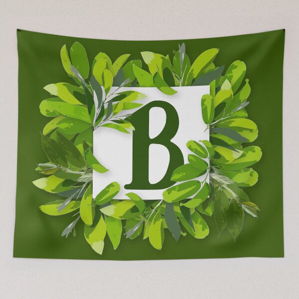 Item preview, Monogram B Foliage Frame | Wedding Letters | Floral Letter designed and sold by VinBasis.