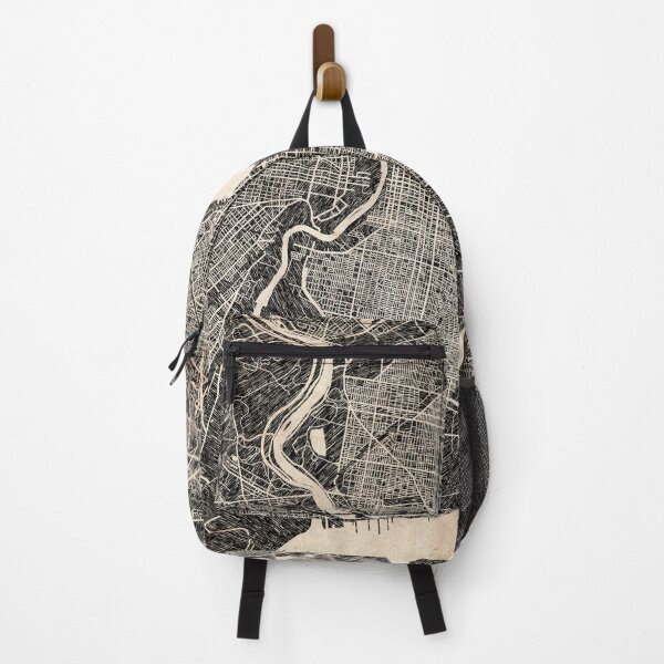 Item preview, PHILADELPHIA map Pennsylvania Ink lines designed and sold by InkMaps.