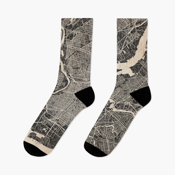 Item preview, PHILADELPHIA map Pennsylvania Ink lines designed and sold by InkMaps.