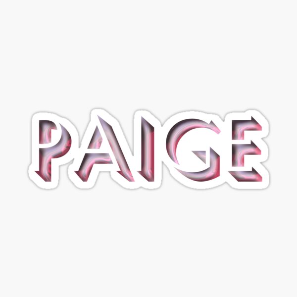 Paige Stickers | Redbubble