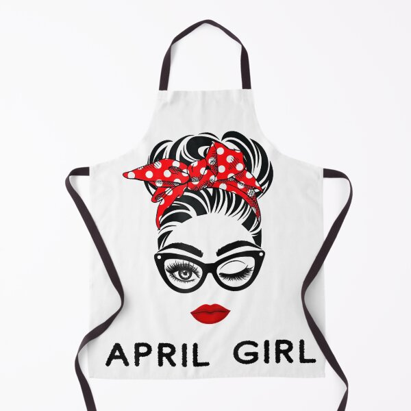 Item preview, April Girl Wink Eye Woman Face Wink Eyes Lady Birthday designed and sold by anniversaryshop.