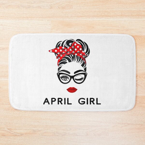 Item preview, April Girl Wink Eye Woman Face Wink Eyes Lady Birthday designed and sold by anniversaryshop.