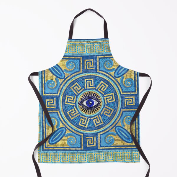 Item preview, Evil Eye Mosaic Tile ornament designed and sold by k9printart.