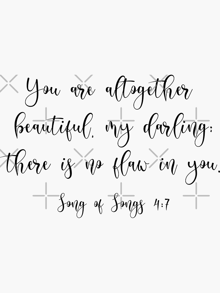 You Are Altogether Beautiful {Coaster}