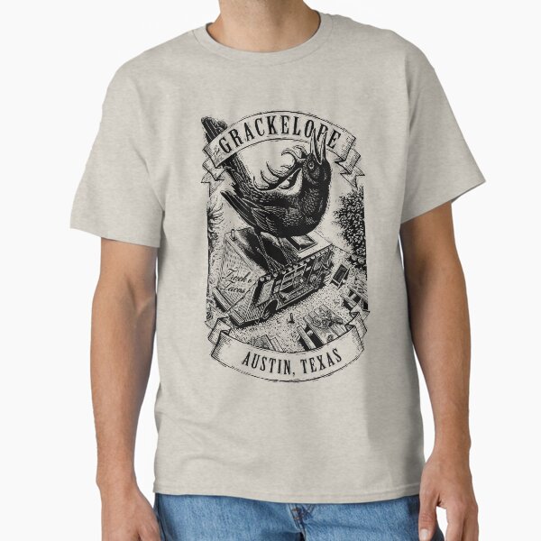 Item preview, The Grackelope (black and white banners) designed and sold by Jeff Crosby.