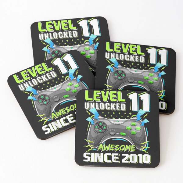 Item preview, Level 11 Unlocked Awesome 2010 Video Game 11th Birthday Gift designed and sold by anniversaryshop.
