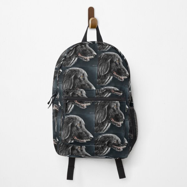 Item preview, Painting of a Gorgeous Black Golden Retriever on a Dark Background designed and sold by ibadishi.