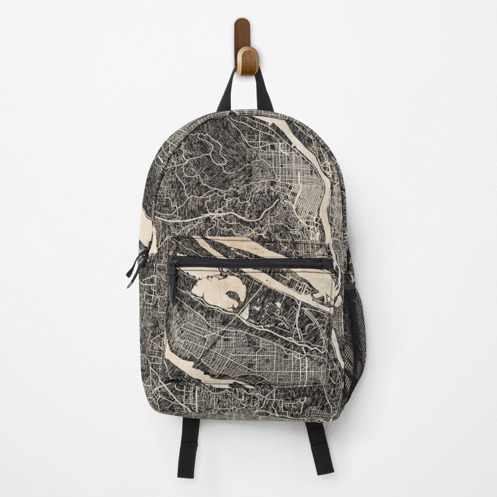 Vista previa del artículo con la obra «Mochila», diseñado y vendido por InkMaps.