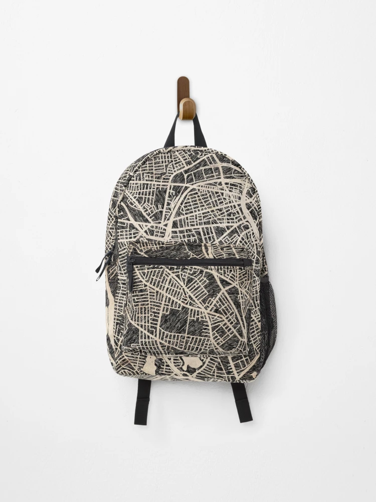 Thumbnail 1 of 3, Backpack, PROVIDENCE map Rhode Island Ink lines designed and sold by InkMaps.