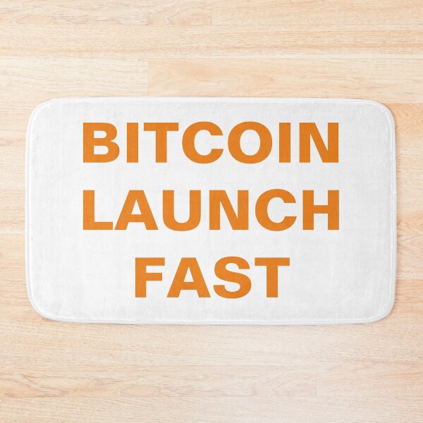 Item preview, Bitcoin Launch Fast designed and sold by mylordkep.