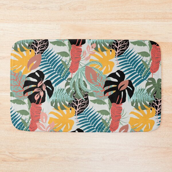 Item preview, Colorful Jungle Leaves Pattern designed and sold by digoarpi.