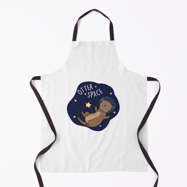Item preview, Otter Space Funny Astronaut Funny Animal Pun designed and sold by punnybone.