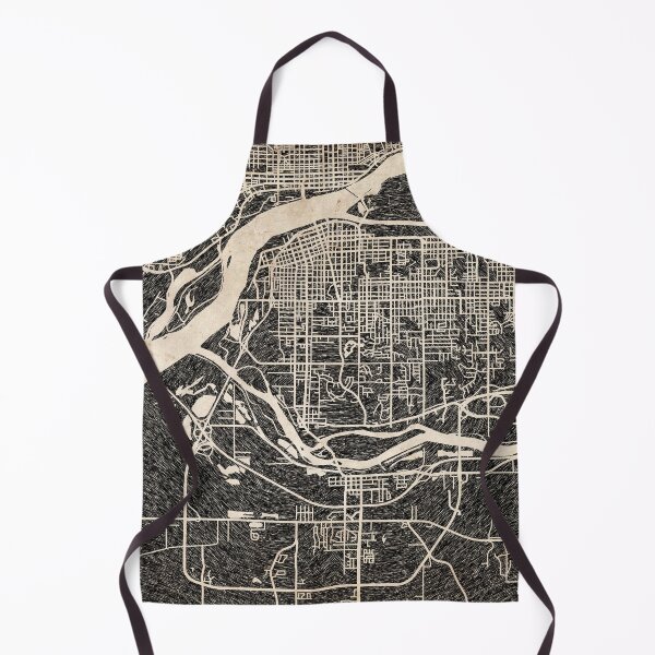 Item preview, ROCK ISLAND map Illinois Ink lines designed and sold by InkMaps.